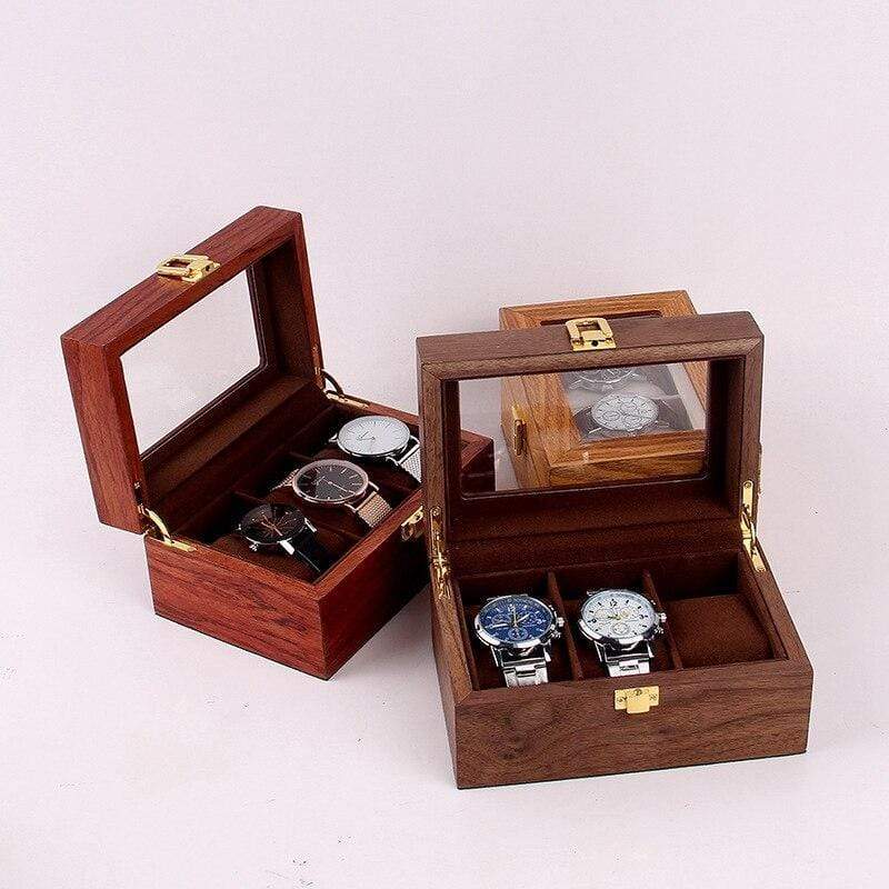 Scatola porta orologi in legno di lusso a 5 slot scatole porta orologi in  legno per uomo donna scatola Organizer 5 griglie organizzatori di gioielli  dropshipping - AliExpress