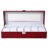 RED LEATHER WATCH BOX FOR WOMEN <br/>6 SLOTS
