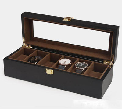 STORAGE BOX FOR WATCHES <br/> 6 SLOTS