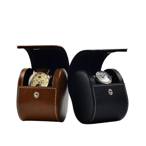 Acquista Porta orologi di lusso con custodia in pelle a 3 slot, espositore  per orologi da uomo e da donna