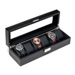 BLACK CARBON ELEGANCE BOX  6 SLOTS