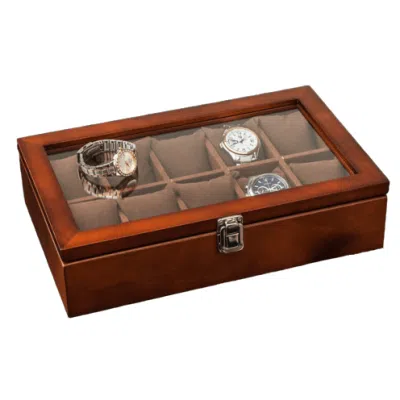 Porta Orologi Legno <br/> 10 Posti