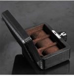 CARBON FIBER WATCH BOX WITH LOCK3 SLOTS