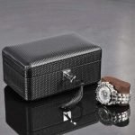 CARBON FIBER WATCH BOX WITH LOCK3 SLOTS