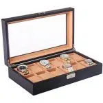 CARBON WATCH BOX 12 SLOTS