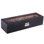 CARBON WATCH BOX 6 SLOTS
