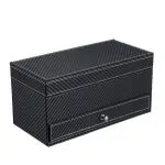 LEATHER WATCH CASE  4 SLOTS
