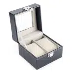 LEATHERETTE WATCH BOX 2 SLOTS