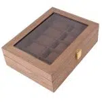 LUXURY WOODEN WATCH BOX  10 SLOTS