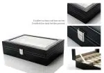 SIMILI LEATHER WATCH CASE  12 SLOTS