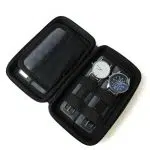 TRAVELLER WATCH CASE BLACK<br/> 4 Posti TRAVELLER WATCH CASE BLACK 4 SLOTS