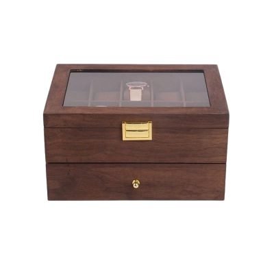 WOODEN STORAGE CASE 14 SLOTS