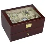 WOODEN STORAGE WATCH BOX<br/> 20 Posti WOODEN STORAGE WATCH BOX 20 SLOTS