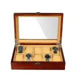 WOODEN WATCH BOX FOR STORAGE  10 SLOTS