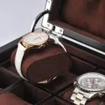 WOODEN WATCH BOX WITH POCKET  12 SLOTS