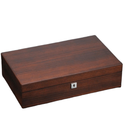 WOODEN WATCH BOX WITH POCKET  12 SLOTS